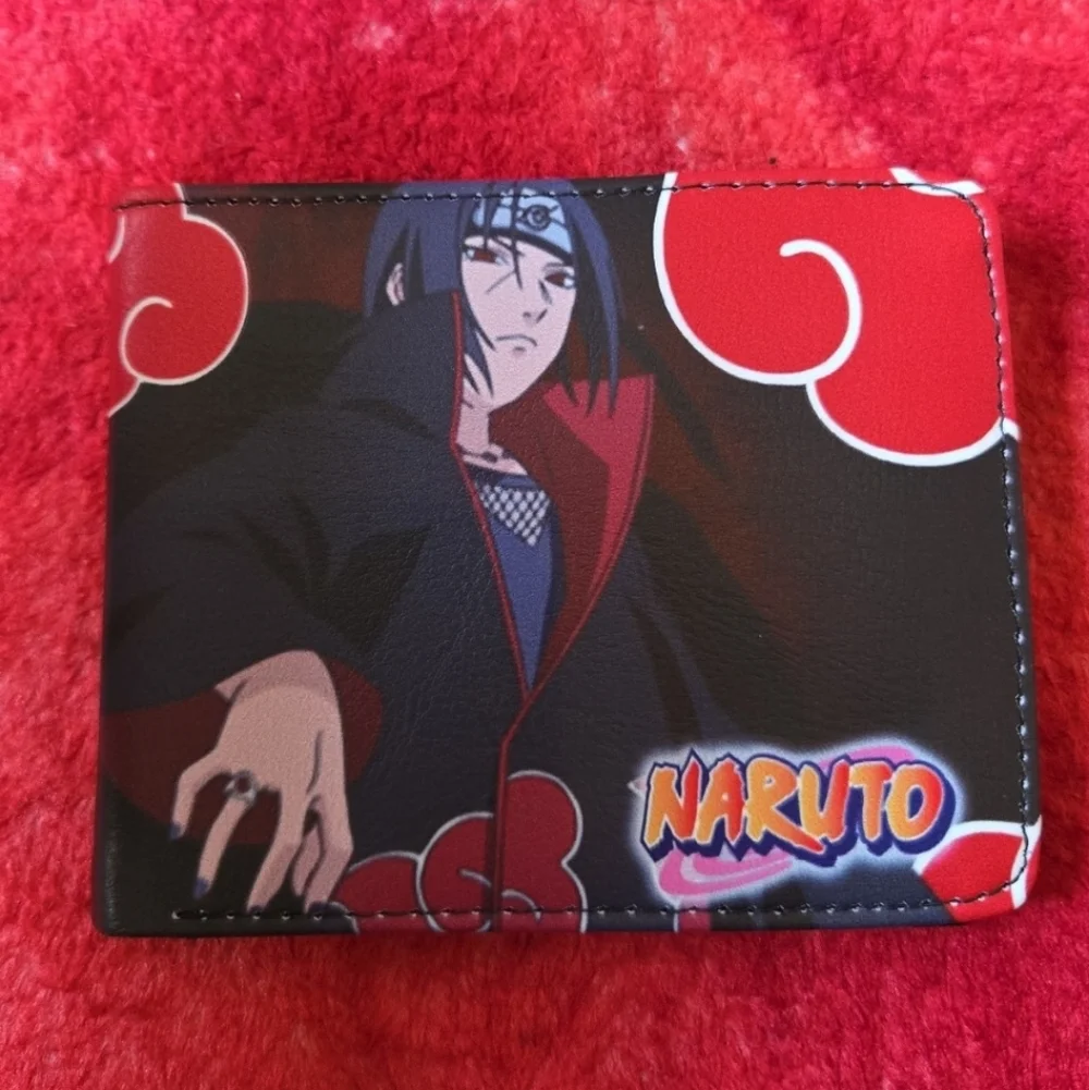 New Naruto itachi akatsuki anime manga leather wallet